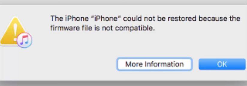 Ошибка 2003 (2005) в itunes при восстановлении iphone 5, 6, 7, 8, x и ipad?