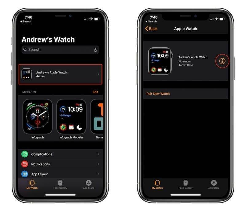 Как подключить apple watch к новому iphone или перенести настройки | a-apple.ru