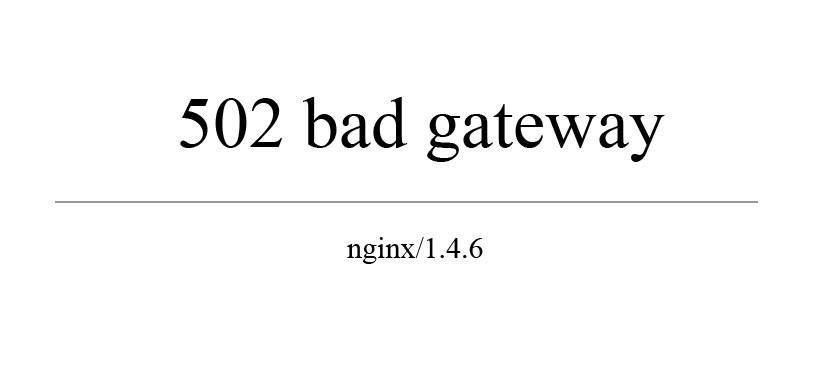 Ошибка 502 bad gateway - узнай что это значит как исправить