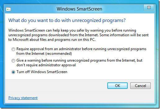 Как отключить smartscreen в windows 10