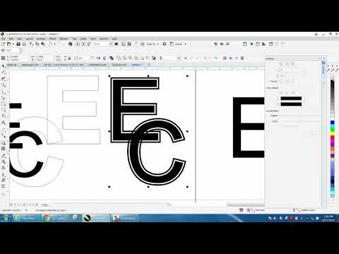 Как сделать 3d буквы в кореле. делаем объемный текст в coreldraw