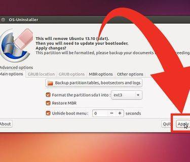 Как удалить ubuntu с компьютера полностью и оставить виндовс