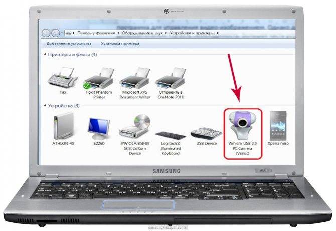 Инструкция по включению веб камеры на ноутбуке