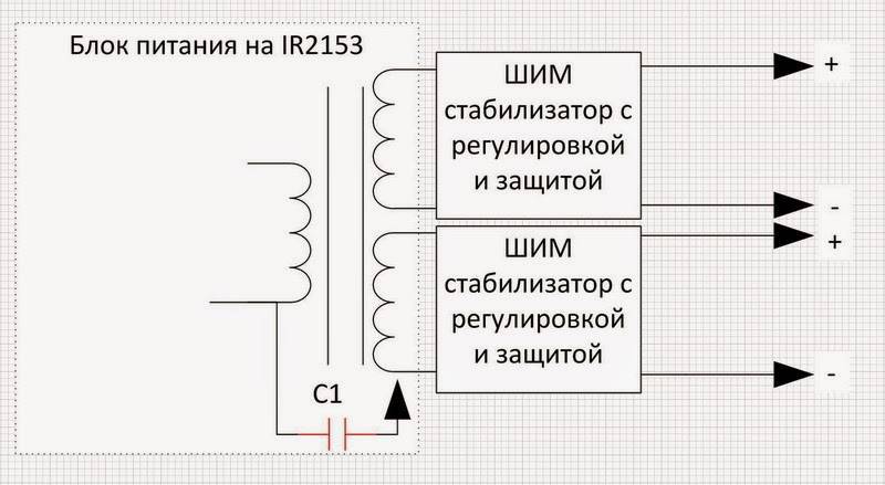 Дроссель подавления эмп схема