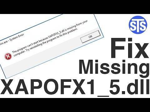 [решено] как исправить «не найден xapofx1_1.dll»