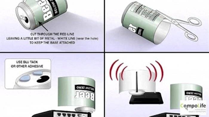 Десять способов как усилить сигнал wifi роутера своими руками