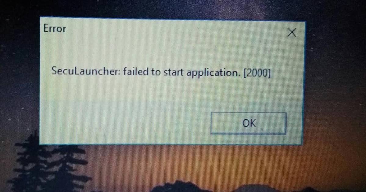 Seculauncher failed 2000