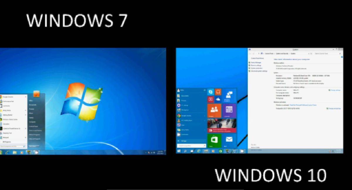 Windows 7 или windows 10   