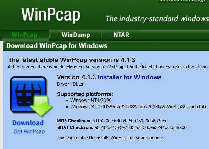 Winpcap что это за программа - turbocomputer.ru