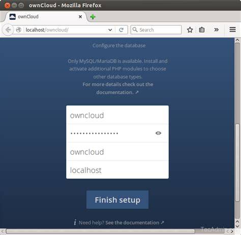 Install package owncloud-complete-files
