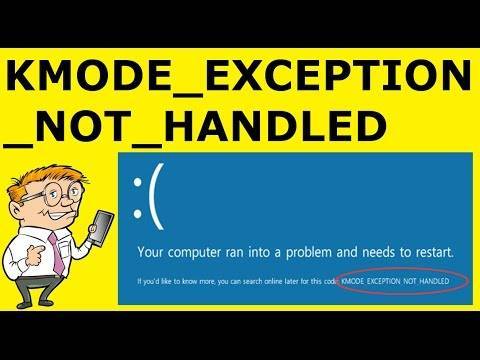 4 способа, как исправить ошибку windows 10 – kmode exception not handled