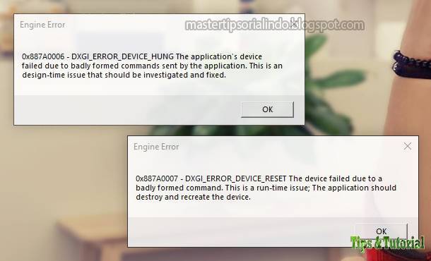 [solved] dxgi_error_device_removed while playing games