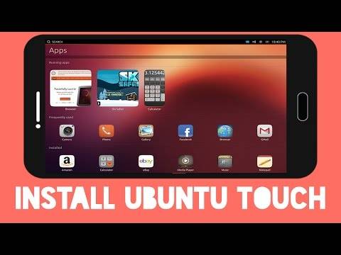 Установка ubuntu touch на телефон