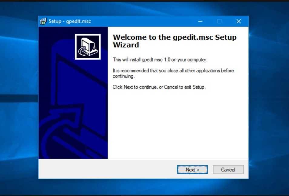 How to enable gpedit.msc in windows 10 home edition