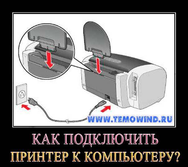 Как подключить термопринтер. Как подключить принтер к компьютеру. Способ подключения к компьютеру струйного принтера. Подключение принтера к компьютеру. Куда подключать принтер к компьютеру.