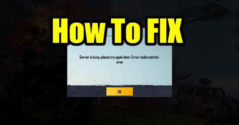 Pubg  – servers are too busy fix