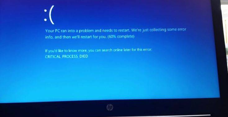 Critical process died windows 10: как исправить ошибку синий экран