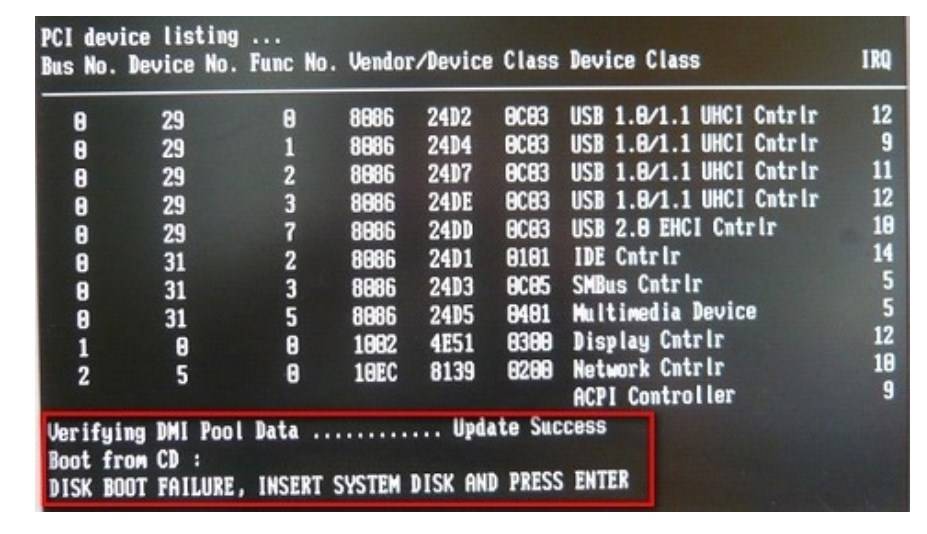 Как исправить ошибку «no bootable device» на ноутбуке