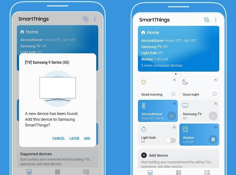 Для чего нужна программа Smart Things на смартфоне Samsung