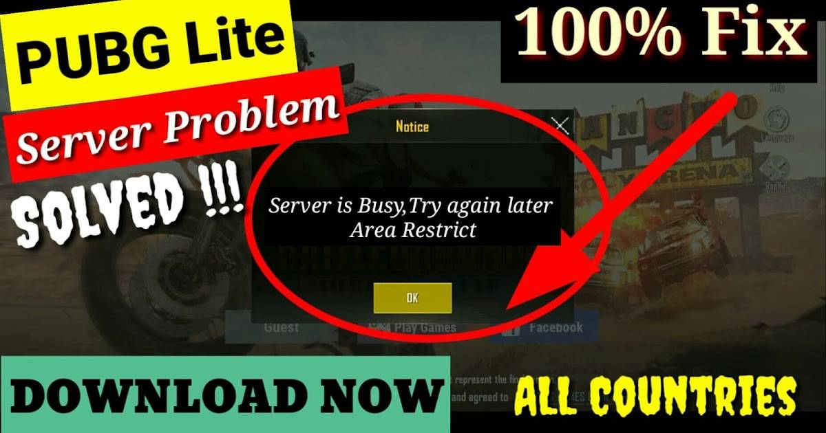 Fix the "servers are too busy at the moment" error on pubg | techisours