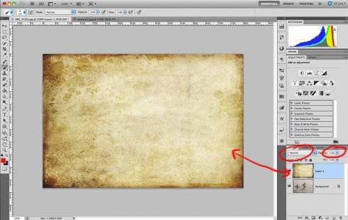 Как с самого начала создать наложение текстуры в photoshop - widsmob