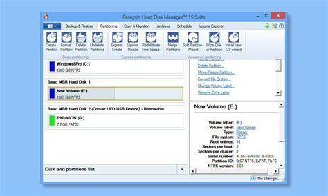 Как создать загрузочную флешку paragon hard disk manager 15