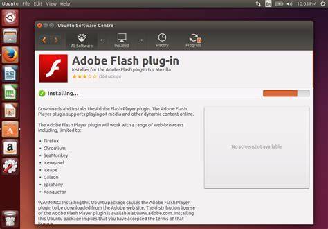 Установка Flash Player в Ubuntu
