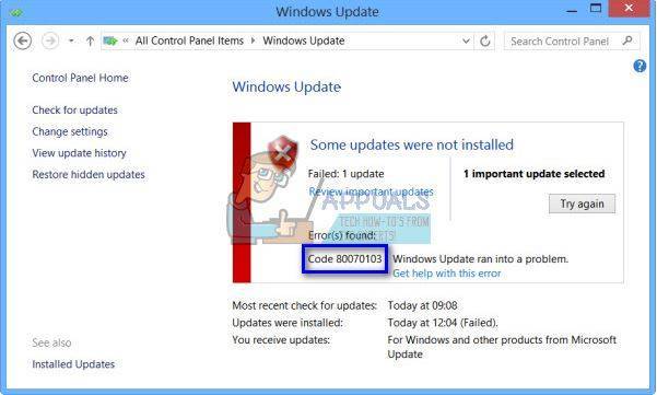 Код 80070103 при обновлении windows 7: подробная инструкция исправления ошибки