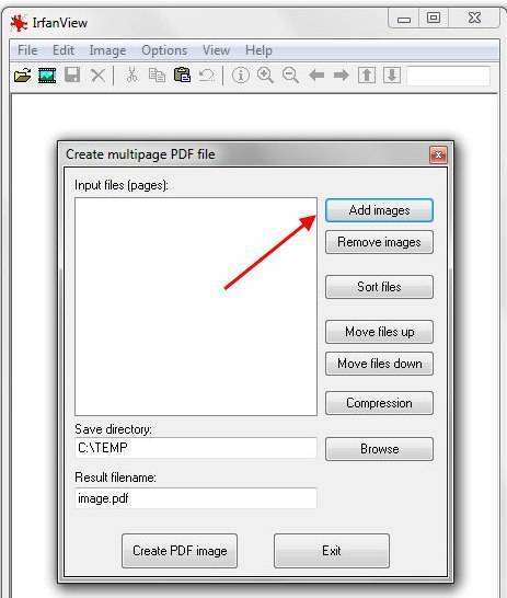 Объединение изображений и pdf файлов в единый pdf файл