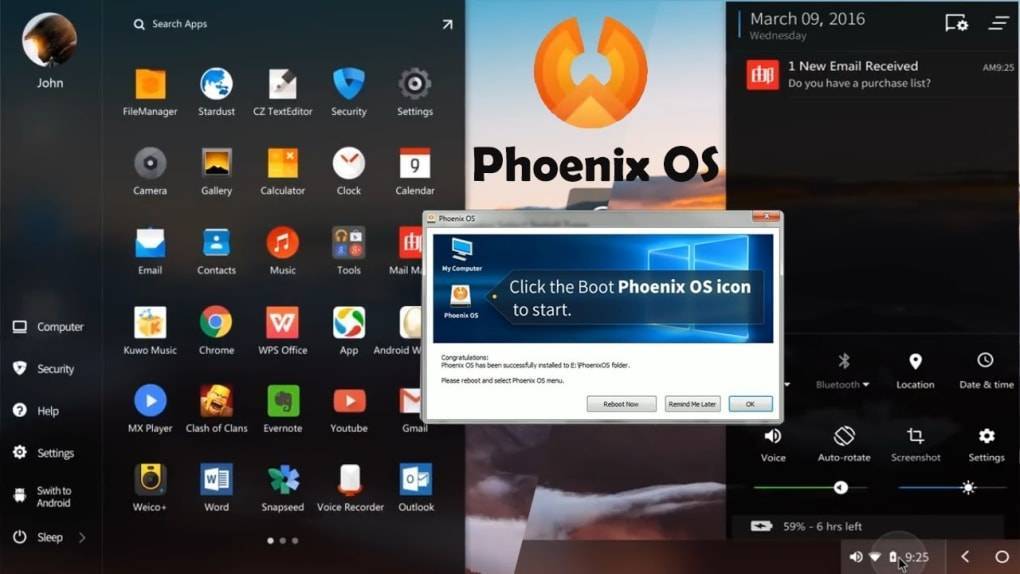 Как запустить android в windows и macos с операционной системой phoenix os