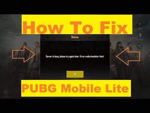 Fix the “servers are too busy at the moment” error on pubg