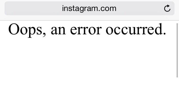 Instagram oops an error occurred hatası [çözümü] - it