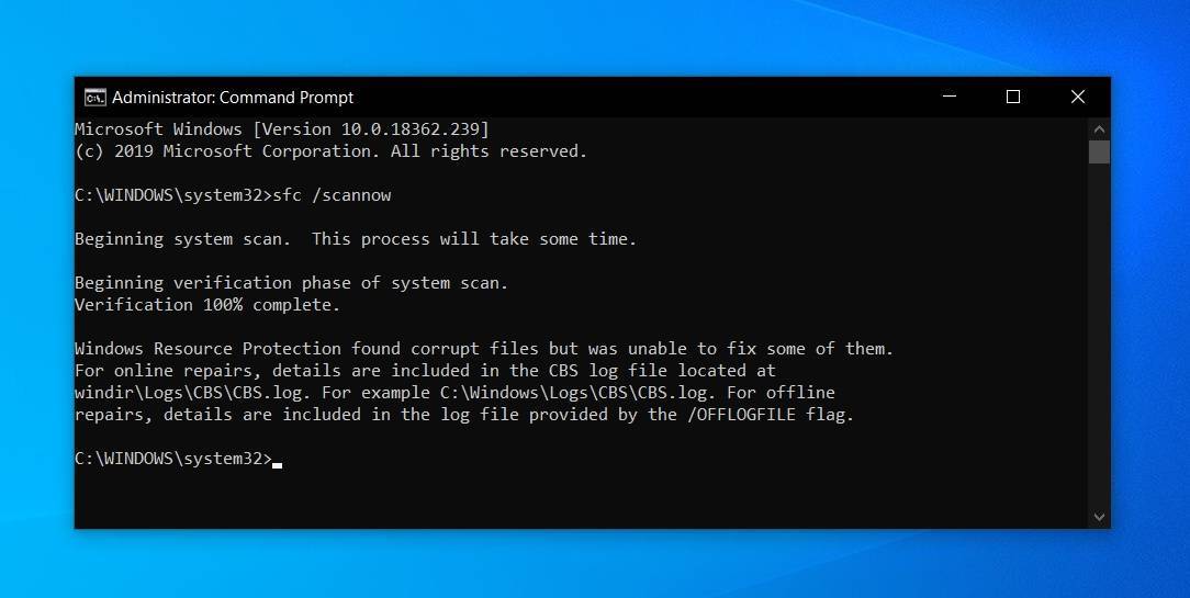 Как проверить целостность системных файлов windows 10