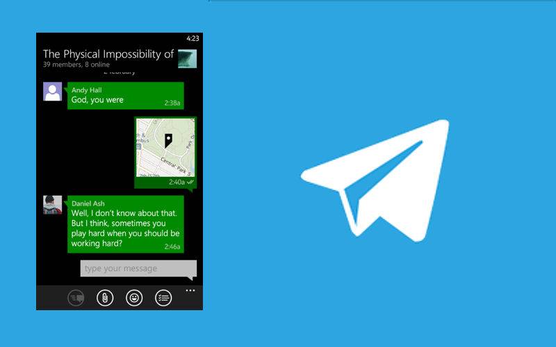 Решение проблем telegram на windows phone