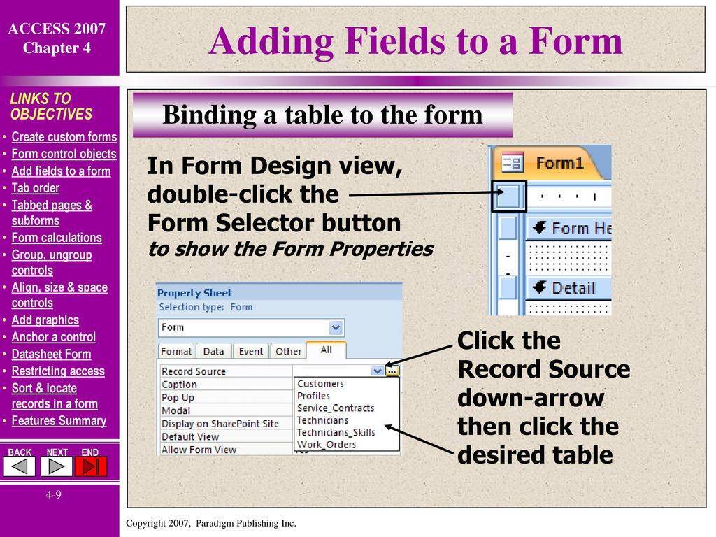Создание базы данных в access 2007 пошагово: таблицы, схемы данных, запросы, формы