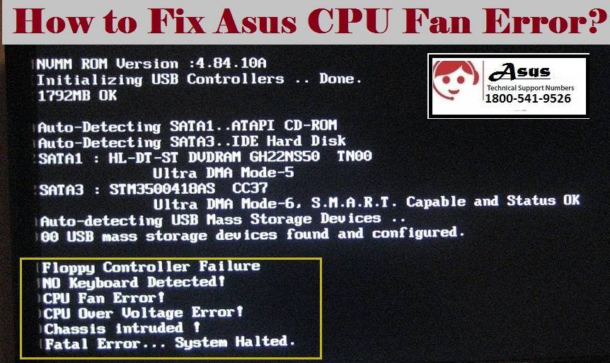 Cpu fan error при загрузке как исправить, основные причины