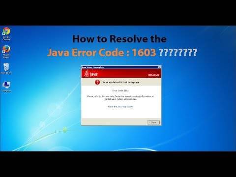 Как исправить ошибку java runtime environment 1603