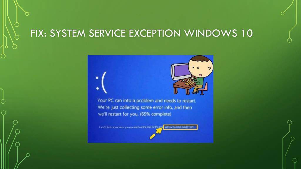 Как исправить ошибки system_service_exception типа "синий экран" (0x0000003b)
