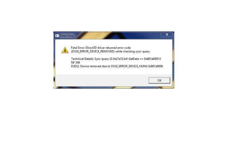 Directx error dxgi_error_device_removed — как исправить ошибку | трафиктоп