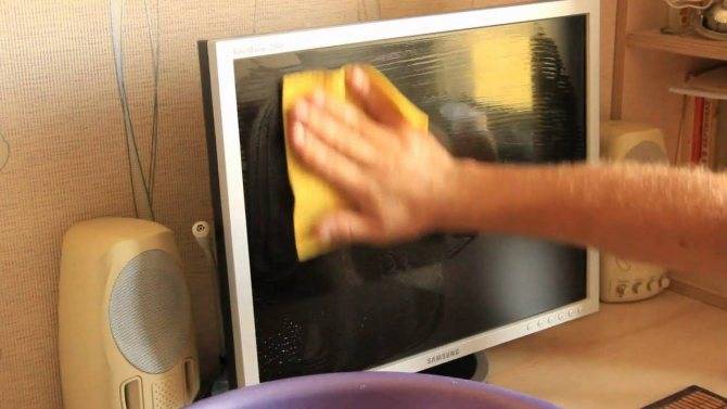 Чем почистить экран жк телевизора в домашних условиях