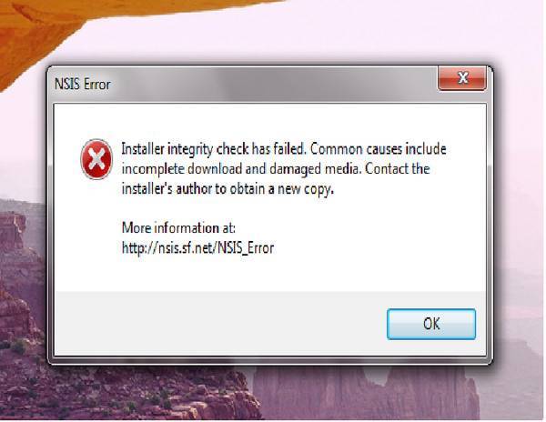 Nsis error в windows 10 - как убрать ошибку - 19216811.ru