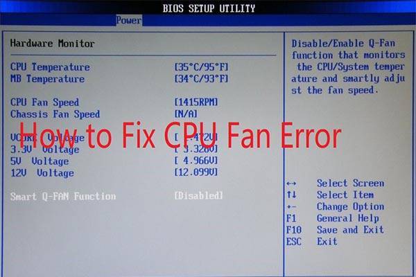 Как исправить ошибку кулера «cpu fan error» — надежные варианты