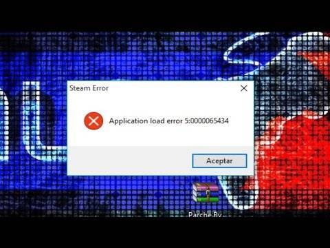 Исправить application load error 5:0000065434