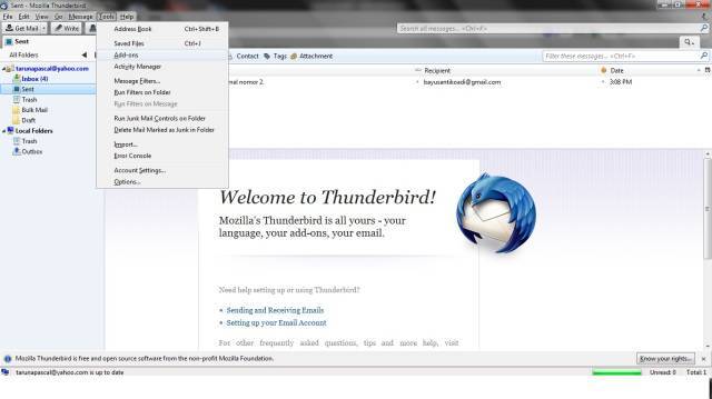Как установить и настроить thunderbird для почты email - заметки сис.админа