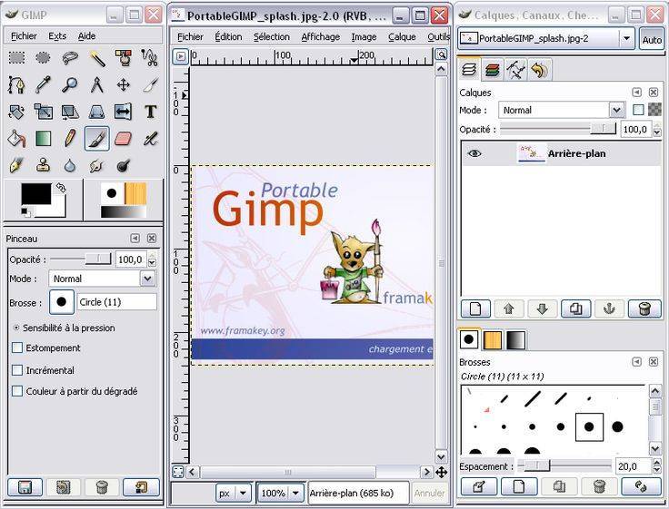 Обзор графического редактора gimp