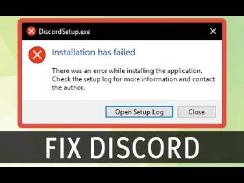 Installation has failed discord: как исправить ошибку при установке