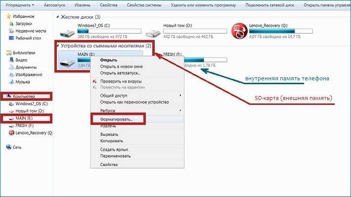 В каком формате скачивать. Форматирование СД карты через компьютер для телефона. Форматирование телефона андроид через компьютер. Форматировать флешку через телефон. Форматирование флешки андроид.