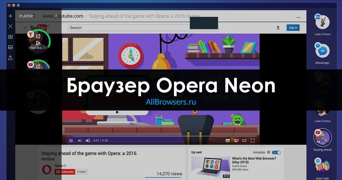 Как использовать новый браузер opera neon