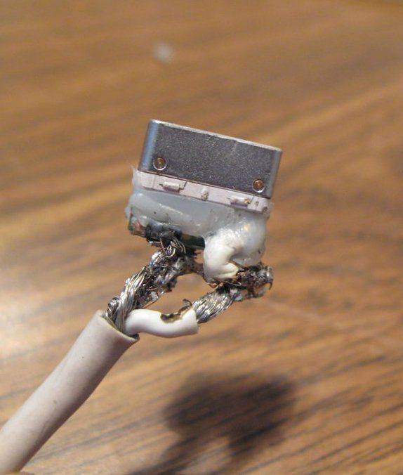 Как починить порванный кабель magsafe своими руками
