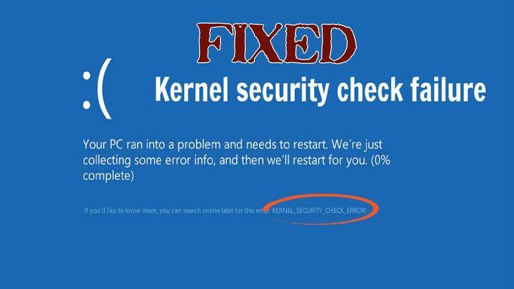 Fix: kernel security check failure on windows 10/8/8.1 - wintips.org - windows tips & how-tos